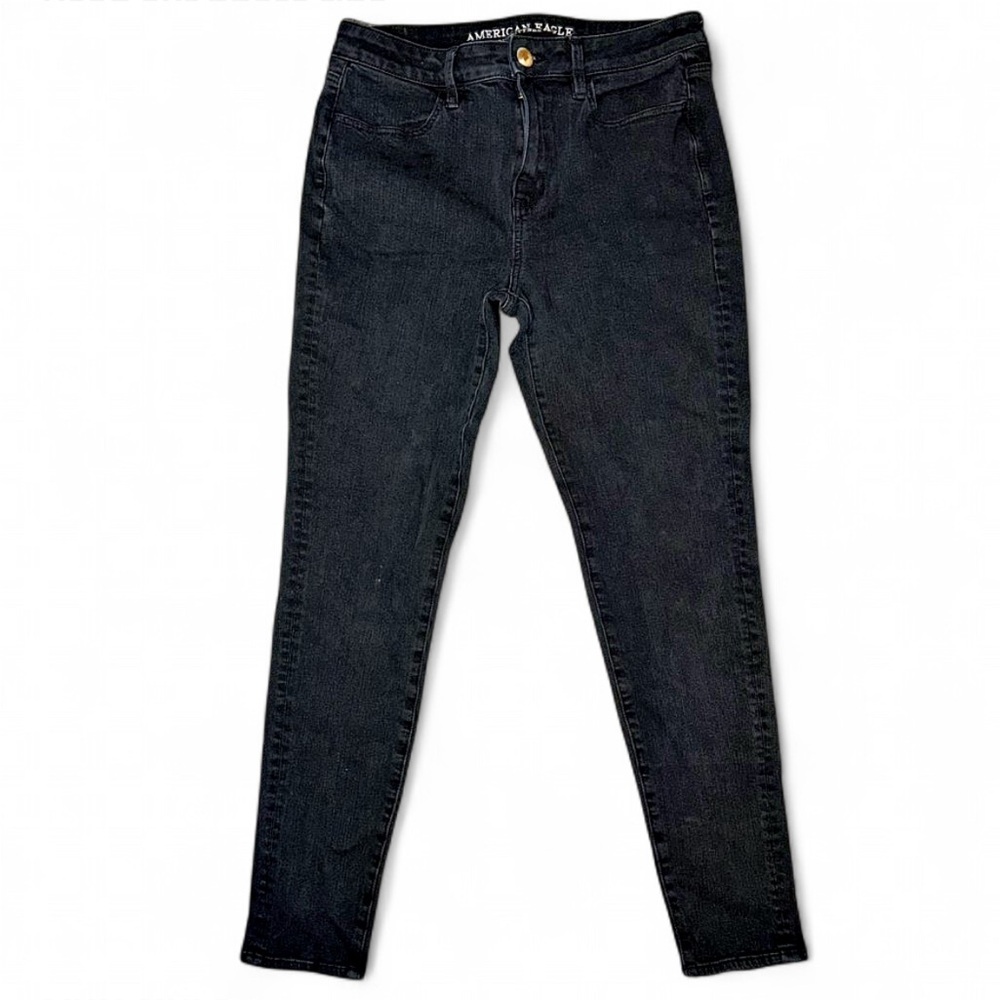 American Eagle Outfitters Women's Dark black Skinny Jeans